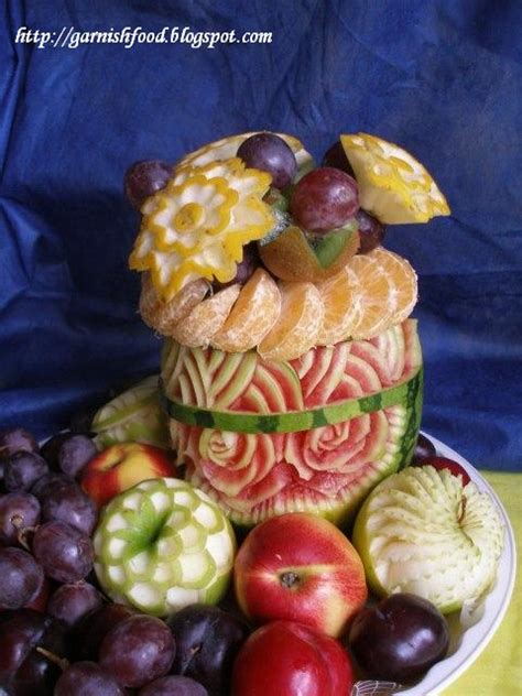 Garnishfoodblog Fruit Carving Arrangements And Food Garnishes