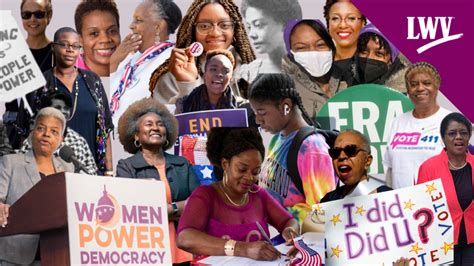Black Women Who Define D The Voting Rights Movement League Of Women Voters