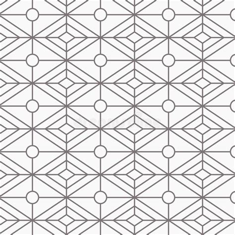Grid Seamless Pattern Geometric Star Effect Fashion Graphic Design
