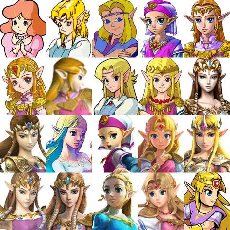 All Favorite Incarnation Of Princess Zelda Art Source U Nintenbingo R Zelda