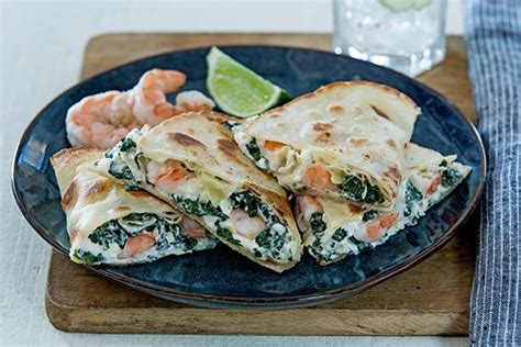 They are minor changes that don't impact the taste. Spinach Artichoke and Shrimp Quesadillas Recipe - Mission ...