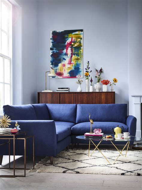 Our Compact Sofas Are Perfect For Smaller Spaces Blue Sofas Living