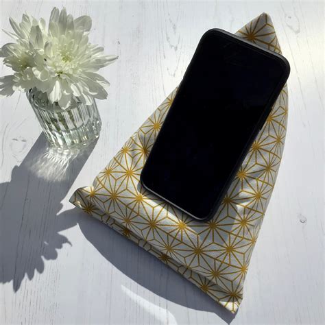 Phone Bean Bag Phone Cushion Holder Cell Phone Stand Iphone Etsy