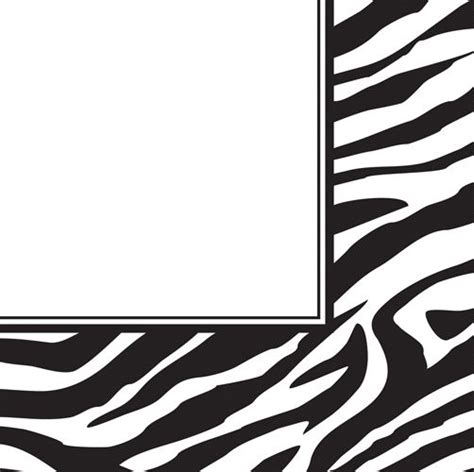 Zebra Print Party Supplies And Decorations My Paper Shop Animal Print