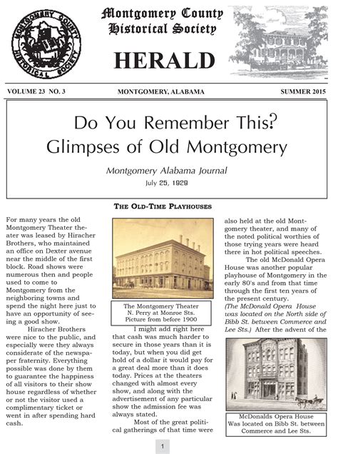 The Herald Montgomery County Historical Society