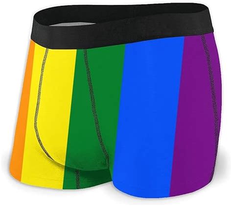 Amazon Com Gay Pride Flag Men S Boxer Briefs Underwear Many Kinds My