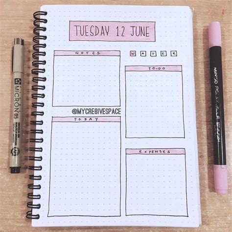 10 bullet journal daily layouts that ll help you be more productive meraadi