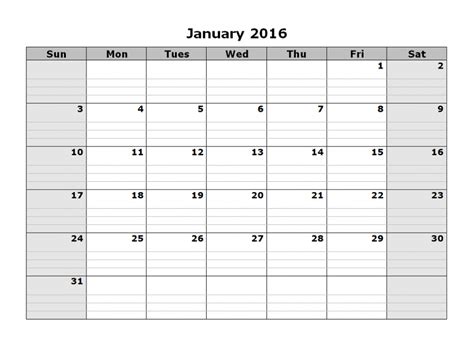 Calendar Template Blank Month Attending Calendar Template