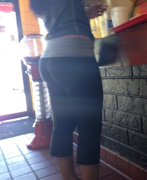 excellent booty captured by creep shot