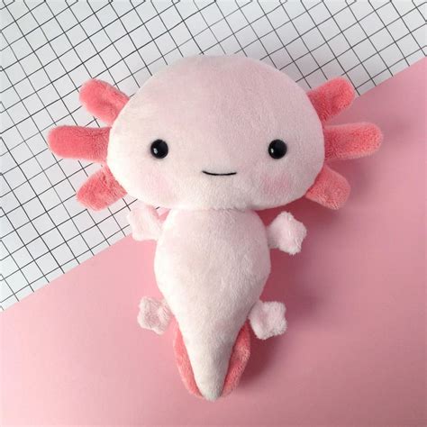 Axolotl Plush Toy Stuffed Toy Axolotl Axolotl Softie Etsy Uk