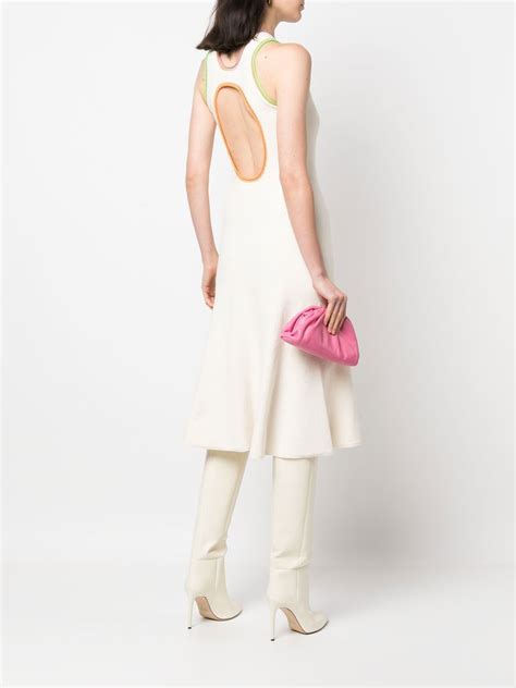 Victoria Beckham Backless Knitted Dress Farfetch