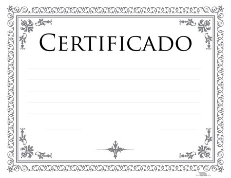 Certificado Para Imprimir Modelos De Certificado Bordas Para