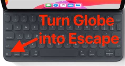 How To Remap Globe Key On Ipad To Be Escape