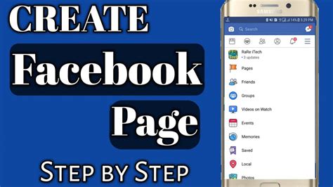 How To Create Facebook Page Easily Youtube