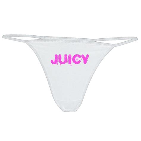 Juicy Thong Panties Wet Pussy Knickers Juicy Pussy G String Etsy