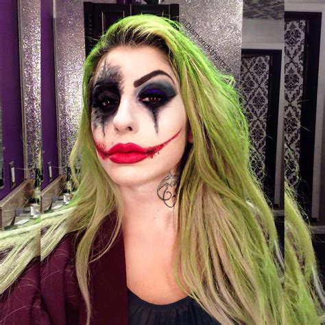 Best 25 Female Joker Makeup Ideas On Pinterest Female Joker Cosplay Female Joker Halloween