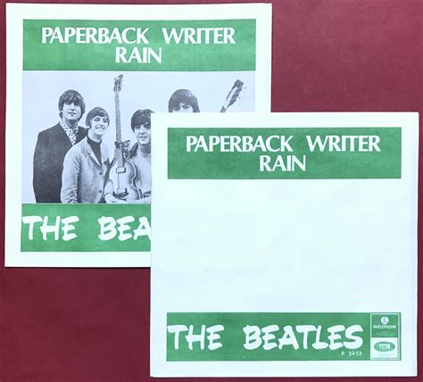 Nostalgipalatset Beatles Paperback Writer 7 Mega Rare No Image Swe
