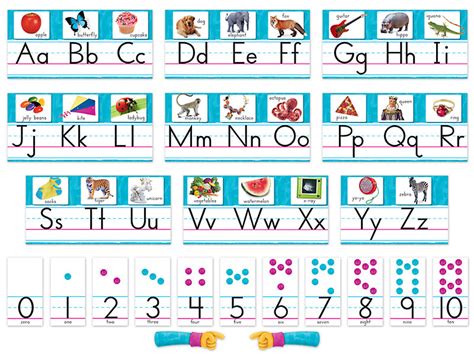 Color Harmony Alphabet Card Bulletin Board Set At