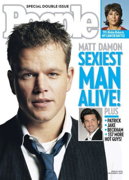People Magazine Names Matt Damon As 2007s Sexiest Man Alive