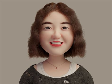 Chubby Cheeks Girl By Yizhi Choi On Dribbble