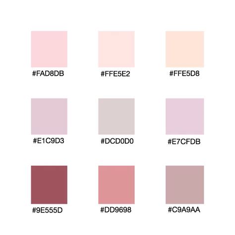 √ Millennial Pink Color Code