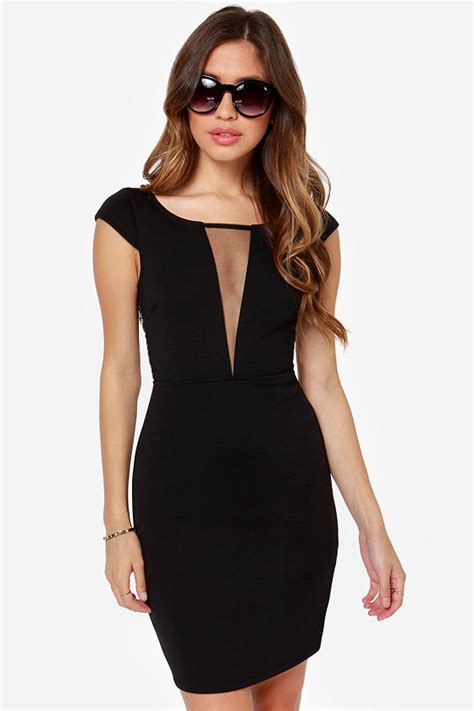 Sexy Black Dress Little Black Dress Mesh Dress 71 00 Lulus