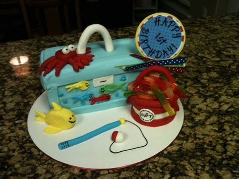 First Birthday Tackle Box CakeCentral Com