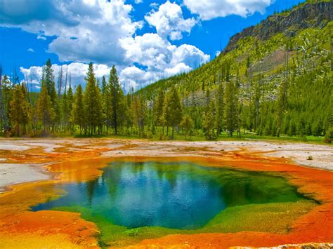 Yellowstone sits on top of a dormant volcano and is home to more geysers and hot springs than anywhere else on. Must Visit Yellowstone National Park Once In Lifetime ...