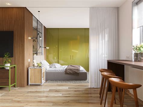 Bedroom April 2017 On Behance Studio Apartment Apartment Design