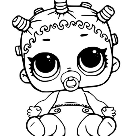 Posh Lol Doll Coloring Pages Coloring Pages