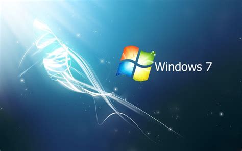 Windows 7 Blue Background Hd Wallpaper