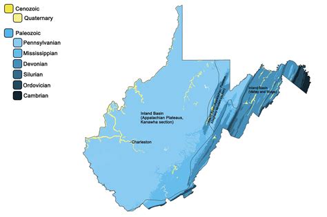 West Virginia Earth Science Quick Facts — Earthhome