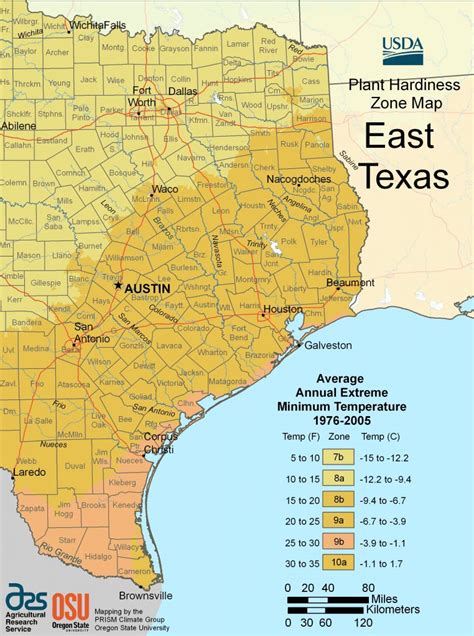 East Texas Plant Hardiness Zone Map Mapsof Texas Garden Zone Map