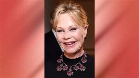 Femme Actuelle Melanie Griffith Sa Photo Choc Pour Alerter Contre Le Cancer De La Peau