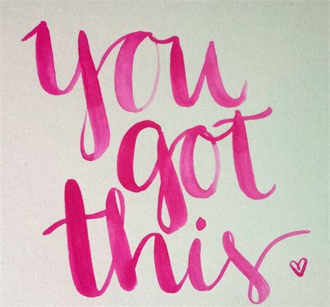 You Got This Inspirational Quotes Handwriting Practice Words