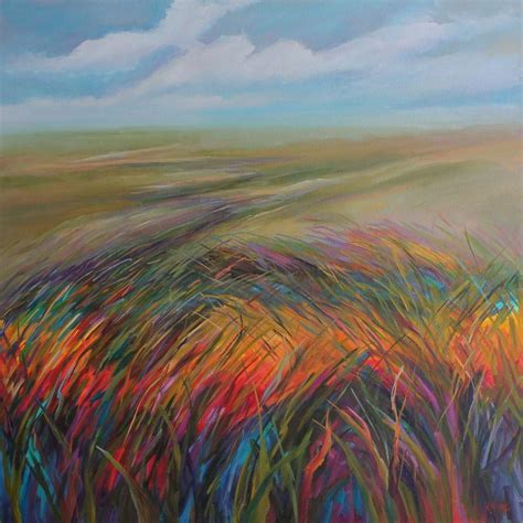 Anyway The Wind Blows By Kay Wyne Sold Contemporary Landscape