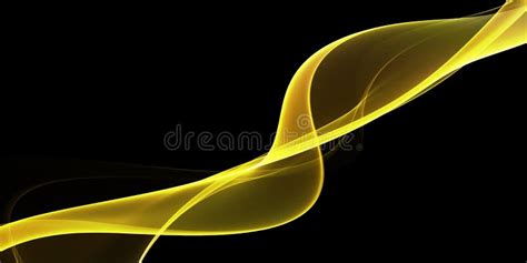 Abstract Gold Waves Shiny Golden Moving Lines Design Element With