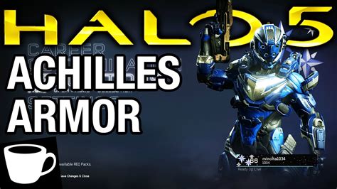Halo 5 Achilles Armor Unlocked Halo 5 Guardians Youtube