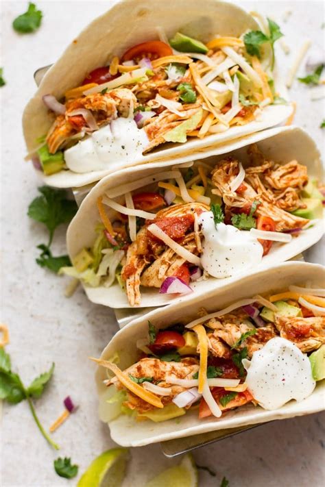 Chicken carnitas are traditionally slow cooked, but what if i told you there's a quicker and easier way to make equally this instant pot recipe is a life saver when it comes to quick dinner ideas. Instant Pot Chicken Tacos • Salt & Lavender