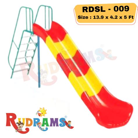 Multicolor Metal Frp Lldpe Plastic Outdoor Kids Slide Rdsl 009