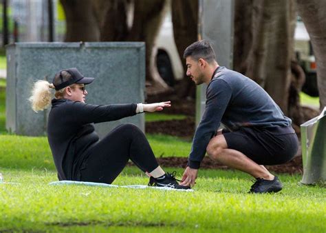 Rebel Wilson Workout In A Sydney Park Gotceleb