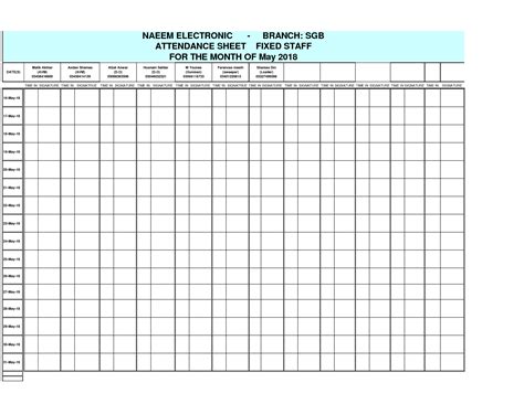Solution Daily Employee Attendance Sheet In Excelhow To Make Automated
