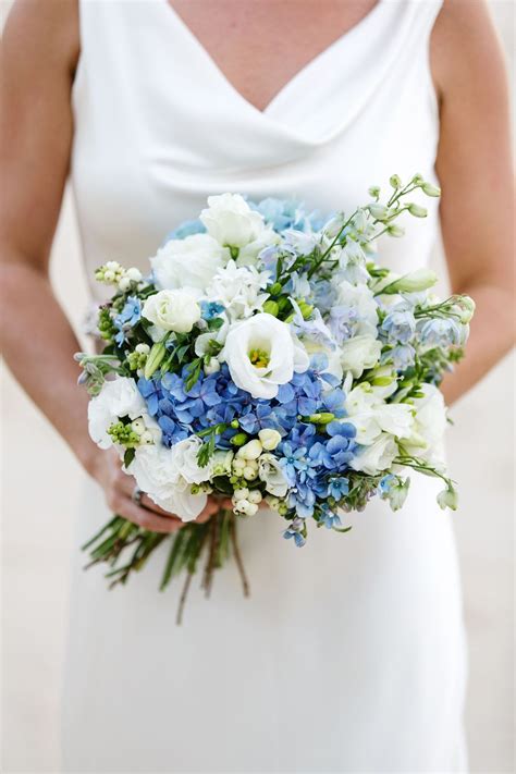 Blue And White Wedding Flowers 50 Bridal Flowers Blue Wedding
