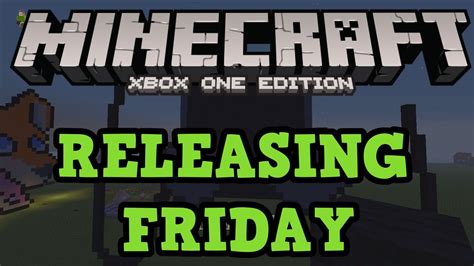 Minecraft Xbox One Release Date Confirmed Sep 5th Youtube