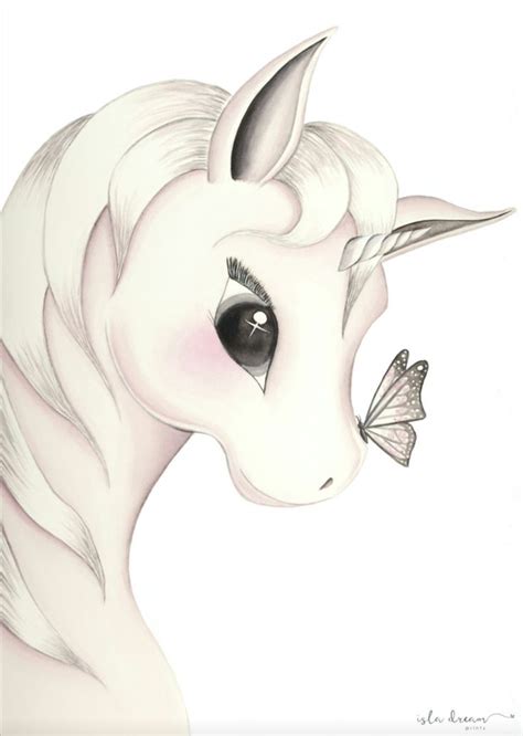 Cute Baby Unicorn Drawing At Explore Collection Of