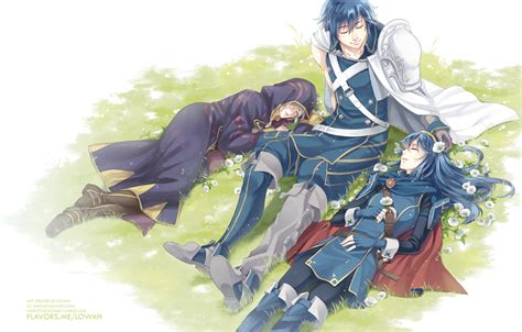 Lucina Robin Robin And Chrom Fire Emblem And 1 More Drawn By Lowah
