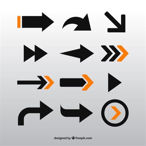 Collection Of Modern Arrow Vector Free Download