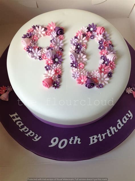 Delicate Pink Purple And White Flowers On This 90th