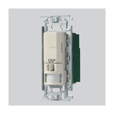 きだけ パナソニック かってにスイッチ 壁取付 熱線センサ付自動スイッチ 2線式3路配線対応 2A 100V ベージュ WTK1811F