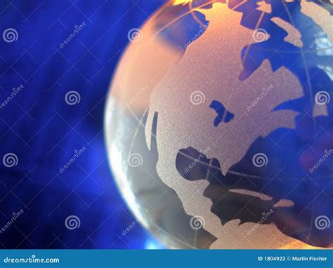 Glass Globe And Unfinished Puzzle Royalty Free Stock Photography